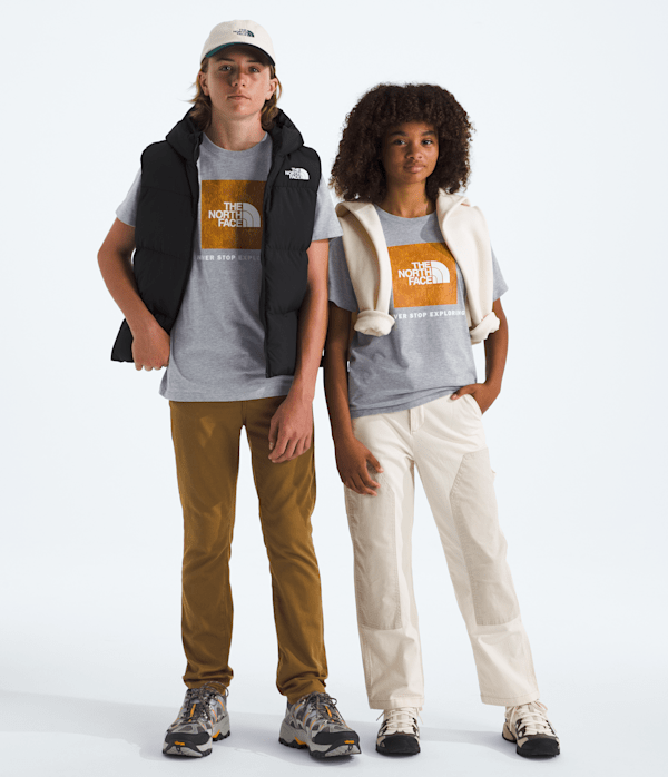 Pale Grey Heather/Summit Gold Regenerative Ink Print