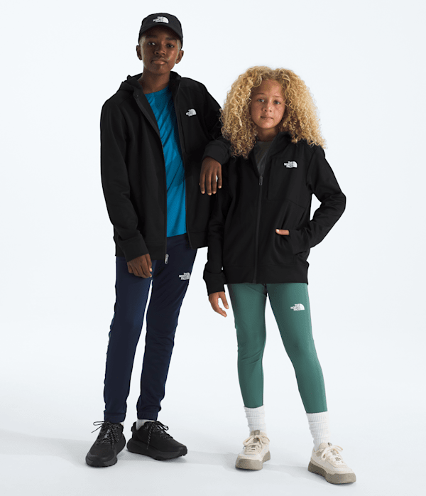 Boys' & Girls' Performance Fleece Full-Zip Hooded Jacket