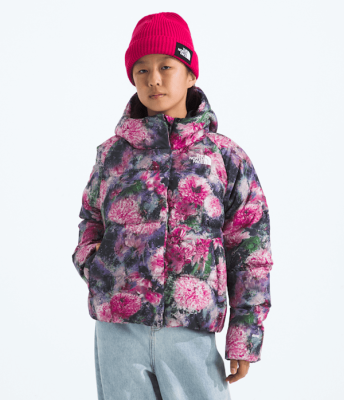 Girls' North Down Hooded Jacket—Print