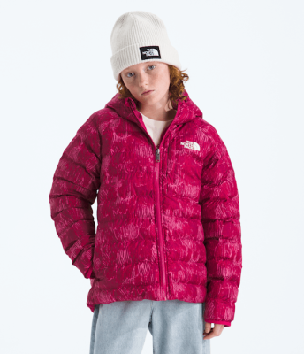 Girls' Reversible Perrito Hooded Jacket—Print